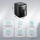 Freidora De Aire Hisense H06afbk1s1 6.3 L 1350w