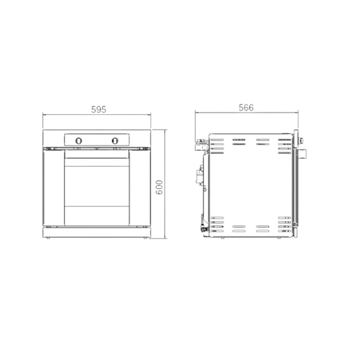 HORNO A GAS LONGVIE H6900BT BLANCO