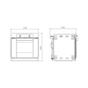 HORNO A GAS LONGVIE H6900BT BLANCO