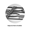 ANAFE A GAS LONGVIE ENCASTRABLE A6600BF BLANCO