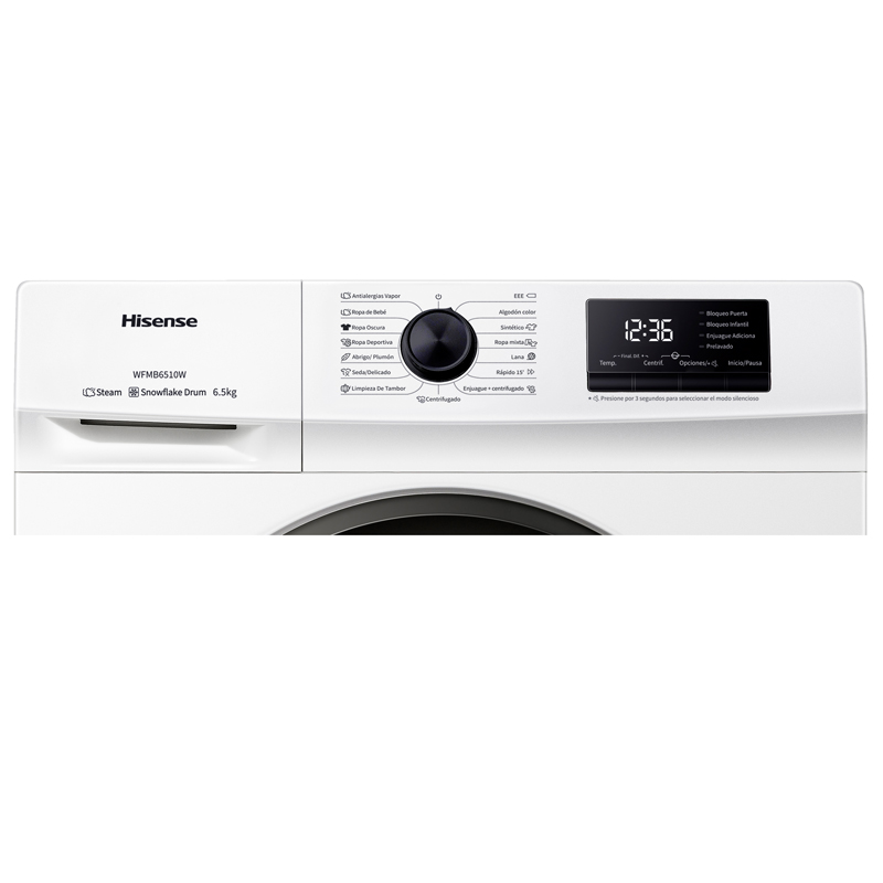LAVARROPA HISENSE WFMB6510WU 6,5 KG BLANCA