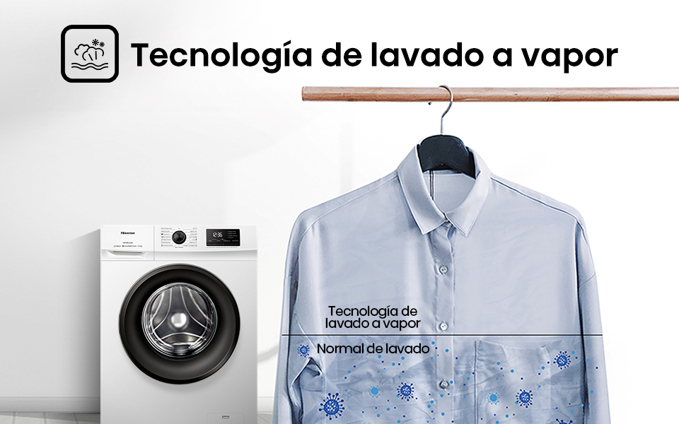 LAVARROPA HISENSE WFMB6510WU 6,5 KG BLANCA