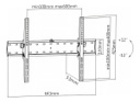 SOPORTE NAKU SP-46B CON INCLINACION 37" A 86"