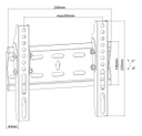 Soporte Naku Sp-22b Con Inclinacion 13  A 48 
