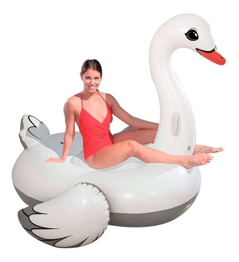 Inflable Flotador Bestway Cisne 196x174 Cm