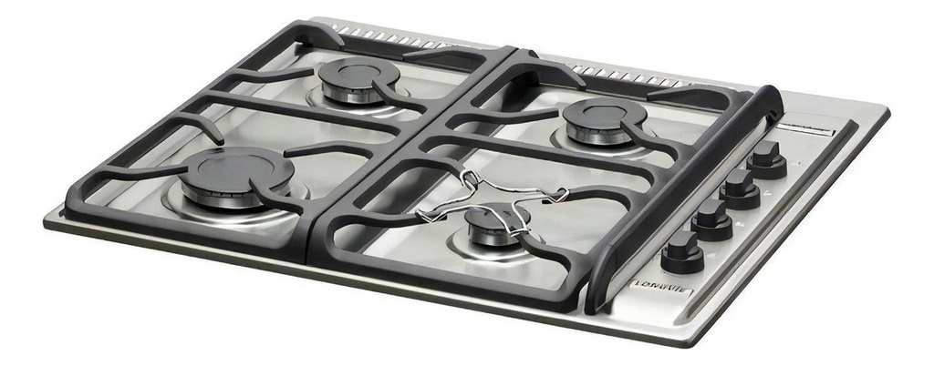 Anafe Gas Longvie A6600rxf Inox Rejillas Ventilación