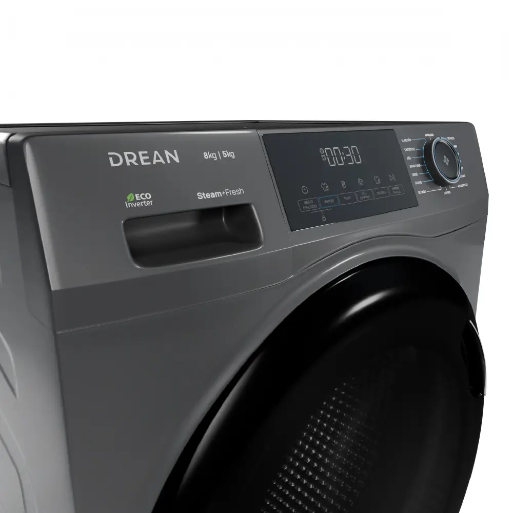 LAVASECARROPA DREAN LSCDR0805SG0 8KG INVERTER CARGA FRONTAL