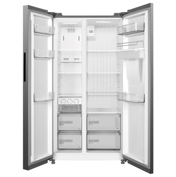 HELADERA MIDEA 510L SBS NO FROST INOX MDRS710FGE46