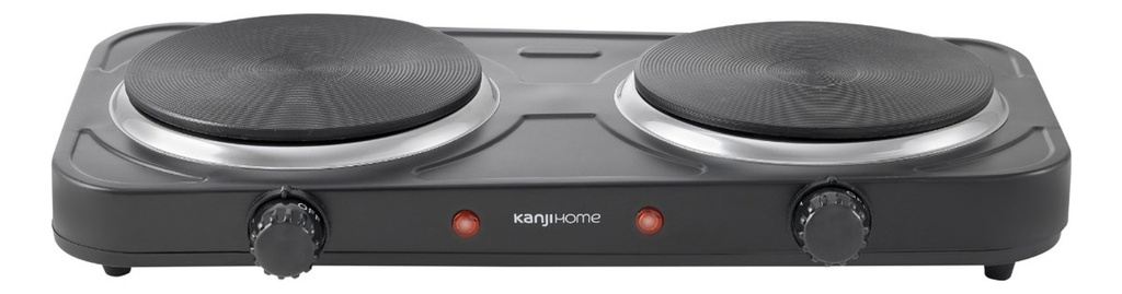 Anafe Eléctrico Kanji 2h Negro 2200w Kjh-hp2200bdd