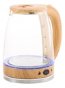 Pava Eléctrica De Madera Y Vidrio Kjh-pe15001m