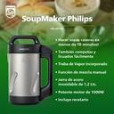 Licuadora Philips Sopera Hr2203 1000w 1.2lts Acero Negro