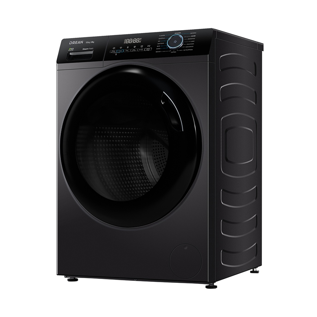 LAVASECARROPA DREAN LSCDR1208SG0 12KG INVERTER CARGA FRONTAL GRAY LITE
