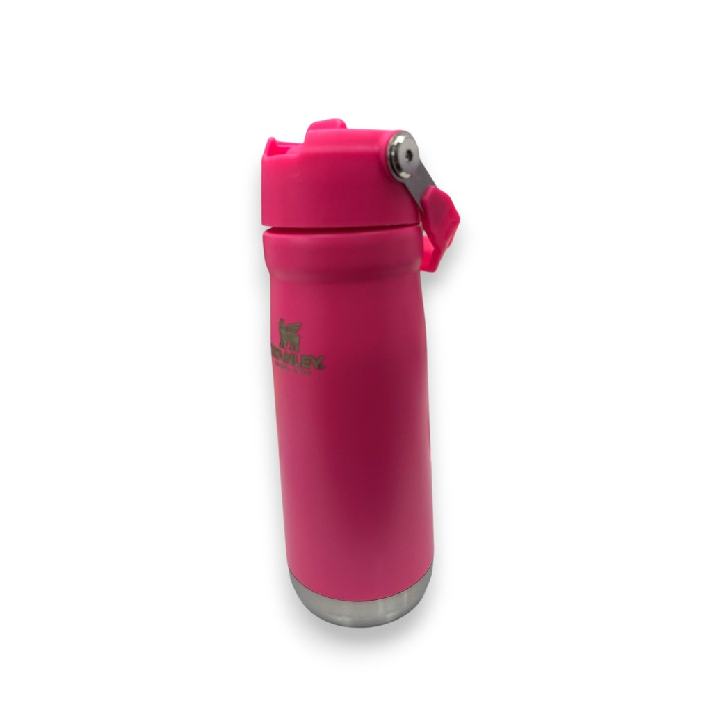 BOTELLA TERMICA STANLEY CON PICO 650 ML FUCSIA