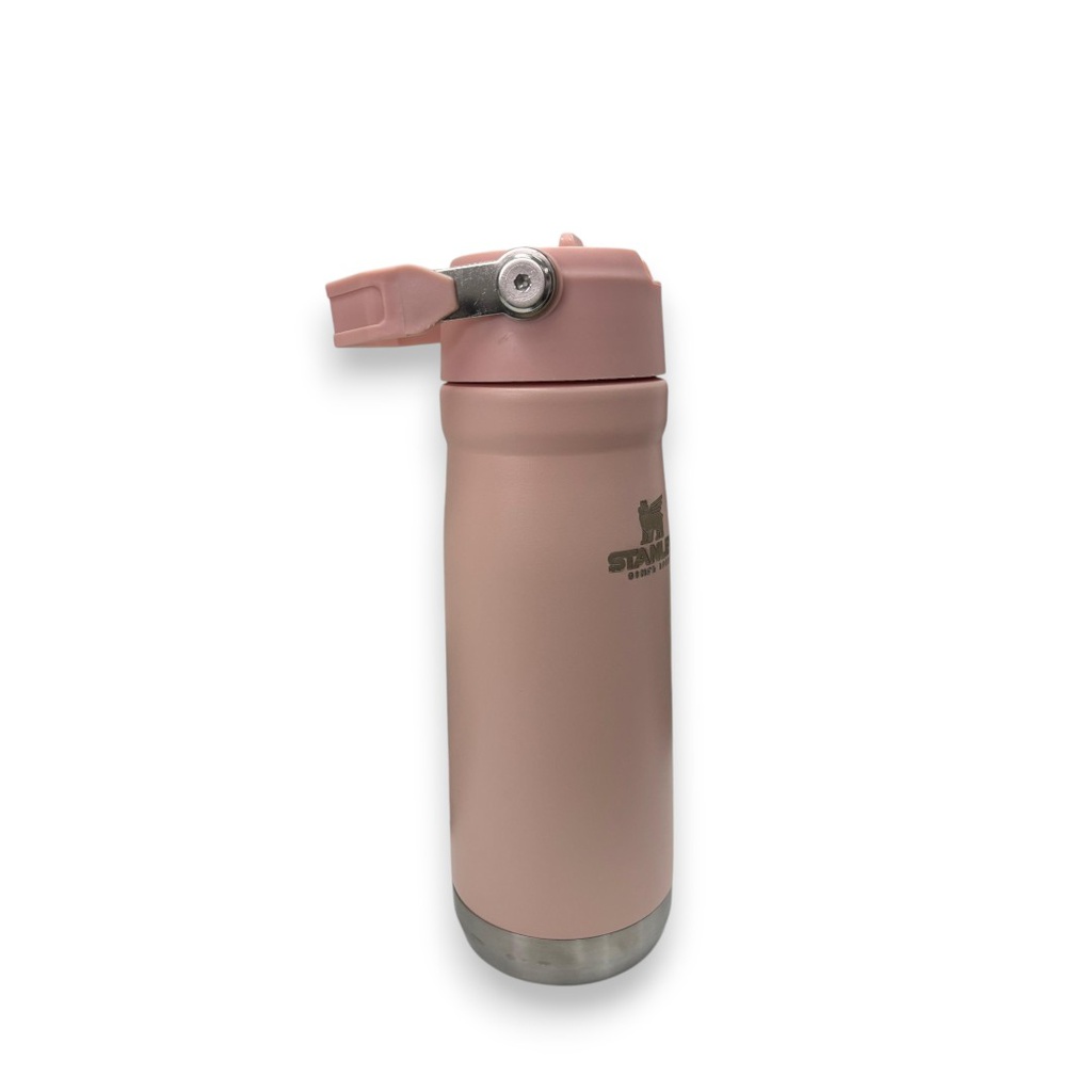 BOTELLA TERMICA STANLEY CON PICO 650 ML ROSA PASTEL