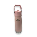 BOTELLA TERMICA STANLEY CON PICO 650 ML ROSA PASTEL