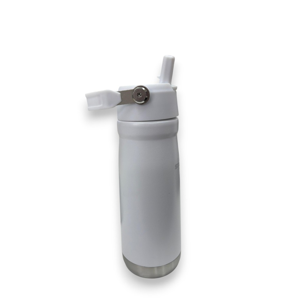 BOTELLA TERMICA STANLEY CON PICO 650 ML BLANCA