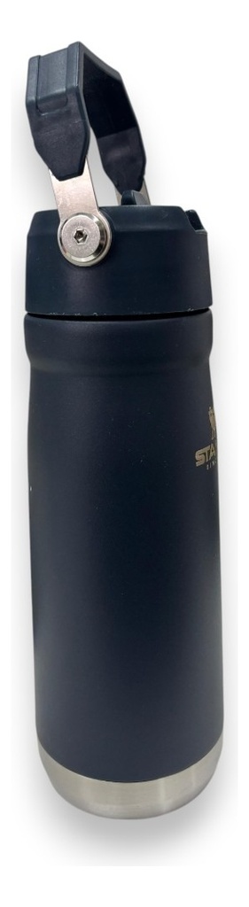 Botella Termica Acero Con Pico 650 Ml Azul