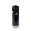 BOTELLA TERMICA STANLEY CON PICO 650 ML NEGRA
