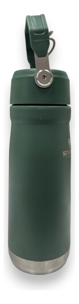Botella Termica Acero Con Pico 650 Ml Verde