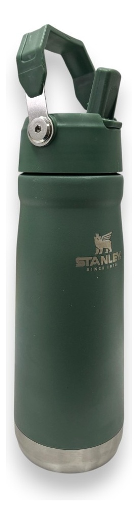 Botella Termica Acero Con Pico 650 Ml Verde