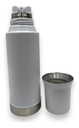 Termo System 1.2 L Acero Blanco Con Pico Cebador