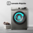 Lavarropas Hisense Wfqp8014t Inverter Color Gris