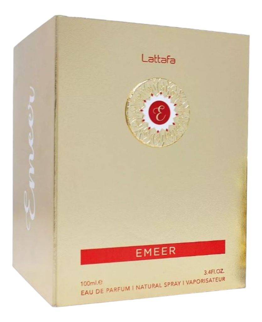 Perfume Lattafa Emeer Eau De Parfum 100 Ml Caja Con Luces