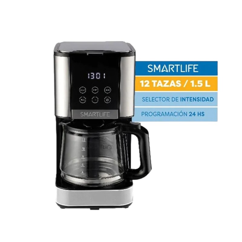 CAFETERA SMART LIFE DE FILTRO SL-CMD1520 DIGITAL 1.5L