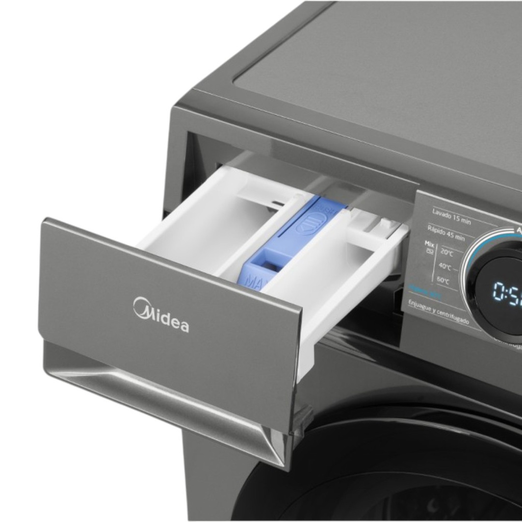 LAVARROPAS INVERTER MIDEA MF200W80WB 8KG TITANIUM