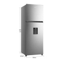 HELADERA HISENSE INVERTER RT3N250NMC 250L INOX