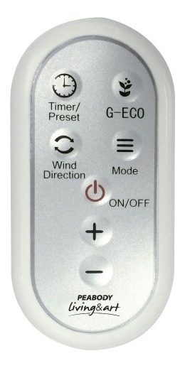 Ventilador De Pie 16  A Control Remoto Peabody Pe-br500