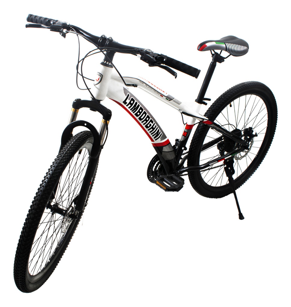 BICICLETA LAMBORGHINI R24 MONTANBIKE 21 CAMB NEGRO/BLANCO