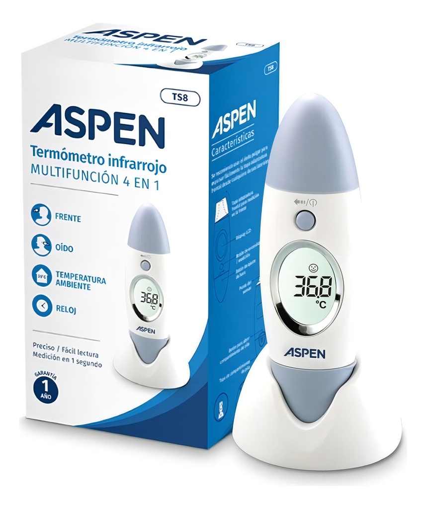 Termometro Digital Aspen Ts8 Infrarojo De Contacto