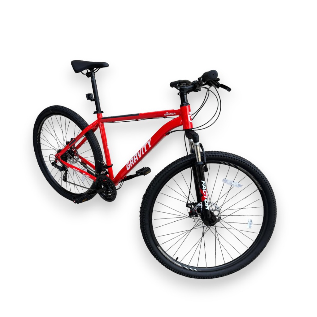 BICICLETA GRAVITY BEMBA R29 TALLE M/L ROJA