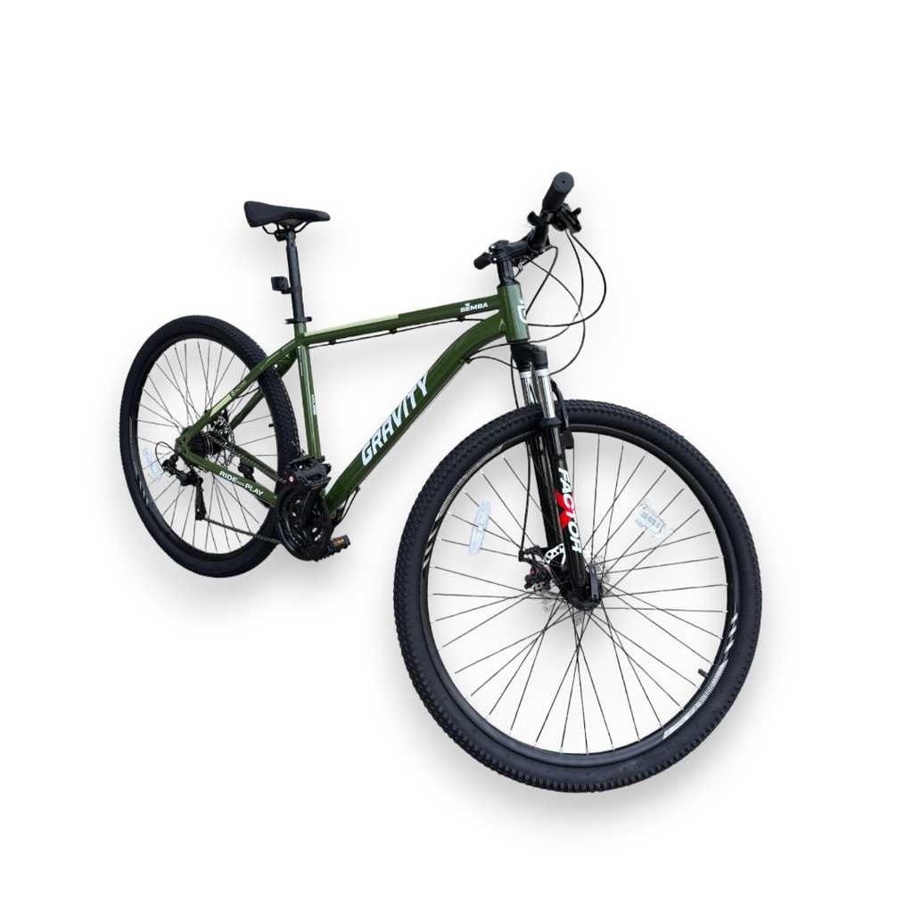 BICICLETA GRAVITY BEMBA R29 TALLE M/L VERDE