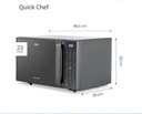 Microondas Bgh B223ds20i Plata 23 Litros Digital Grill