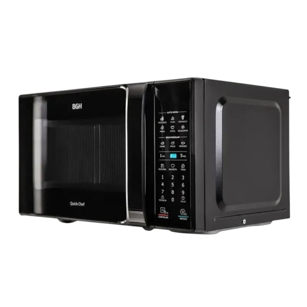MICROONDAS BGH B120DN20I 20 L DIGITAL NEGRO