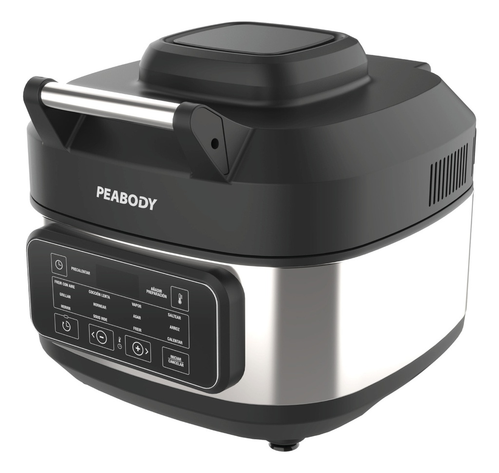 Freidora De Aire Peabody Pe-afm01n Olla Multifunción  6 L
