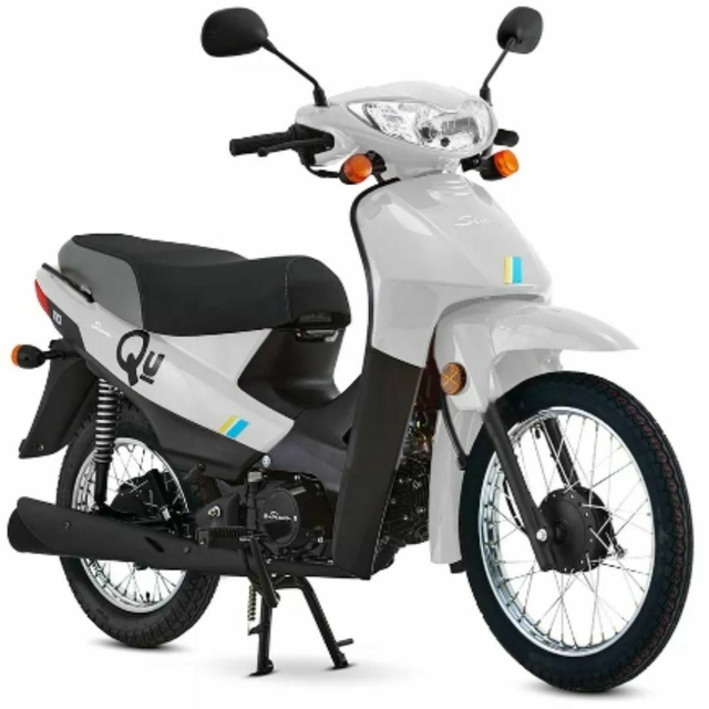MOTO SIAM QU110 BASE RAYOS TAMBOR BLANCA