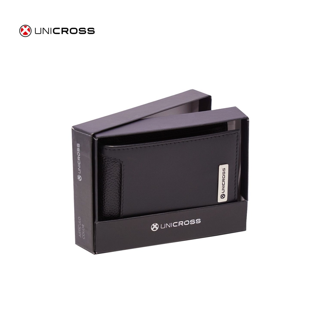 BILLETERA UNICROSS 62.B1104 DE CUERO