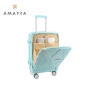 VALIJA AMAYRA 67.8008T20 20" ABS TURQUESA P/NOTEBOOK
