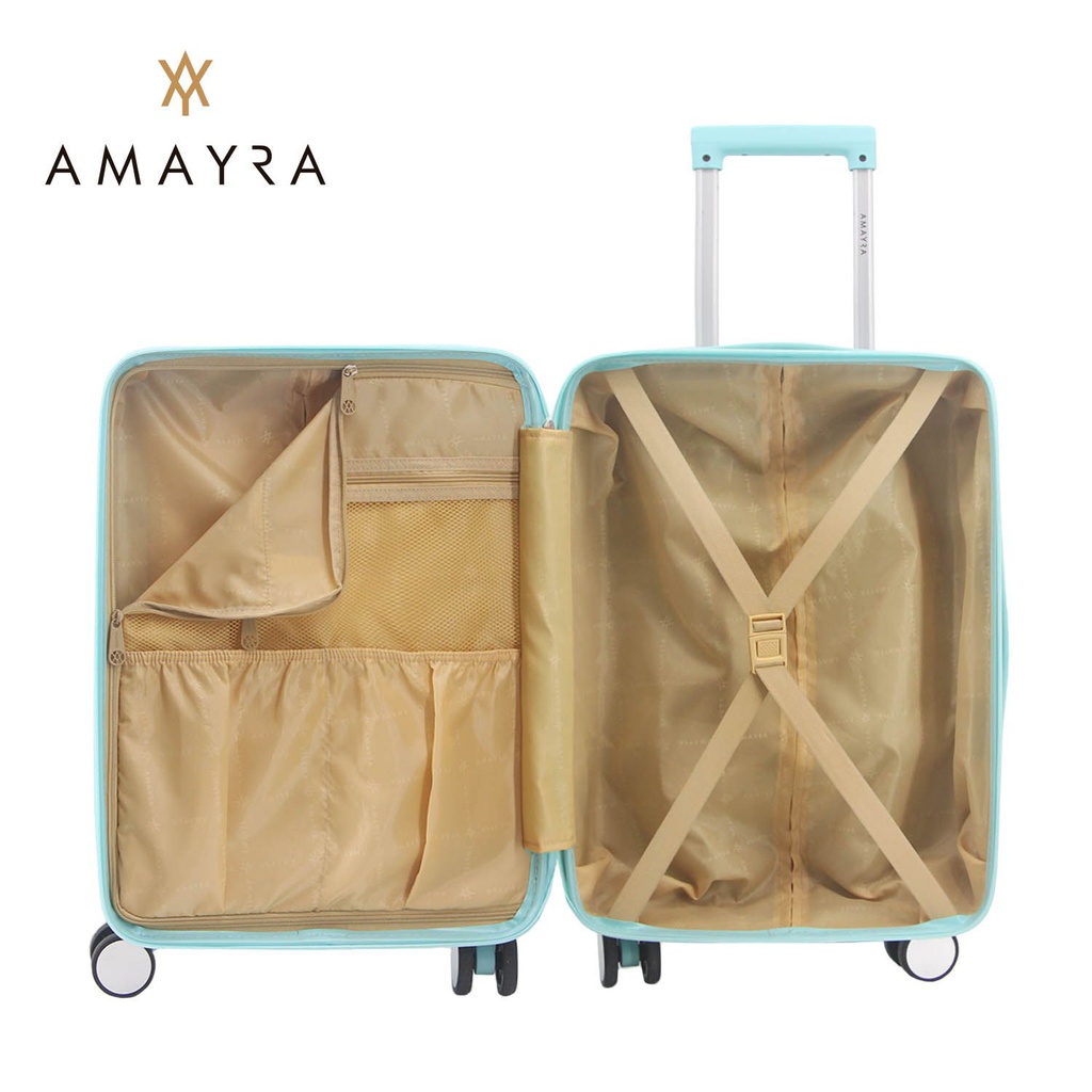 VALIJA AMAYRA 67.8008T20 20" ABS TURQUESA P/NOTEBOOK