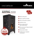 Salamandra A15 Austral Tromen Con Horno Calefactor Leña