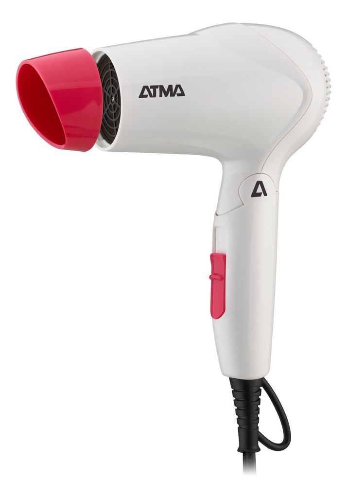 Secador De Pelo Atma 1200 W Shine Travel 2 Vel Plegable