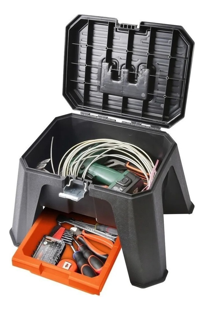 Caja Banqueta Tactix Tx320352 Con Broche Metalico