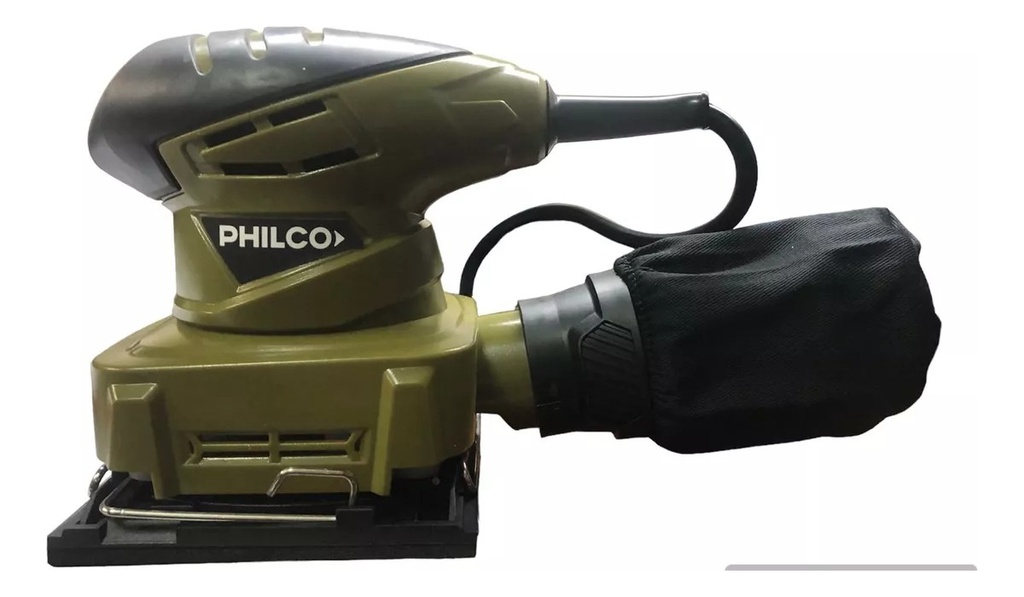 Lijadora Orbital Philco Lo181p 180w 13000rpm Color Verde