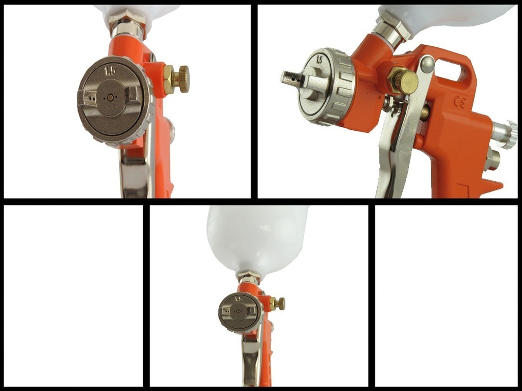 Pistola Para Pintar Kld3020 Grav Alta Presion 600 Ml
