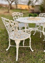 Juego Jardin Boston X 4 Sillones Blanco