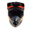 Casco Vertigo Mz3 Race Division Naranja Brillo  L 