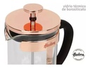 Cafetera Hudson Fr05 Vidrio Y Acero Inox 800 Ml